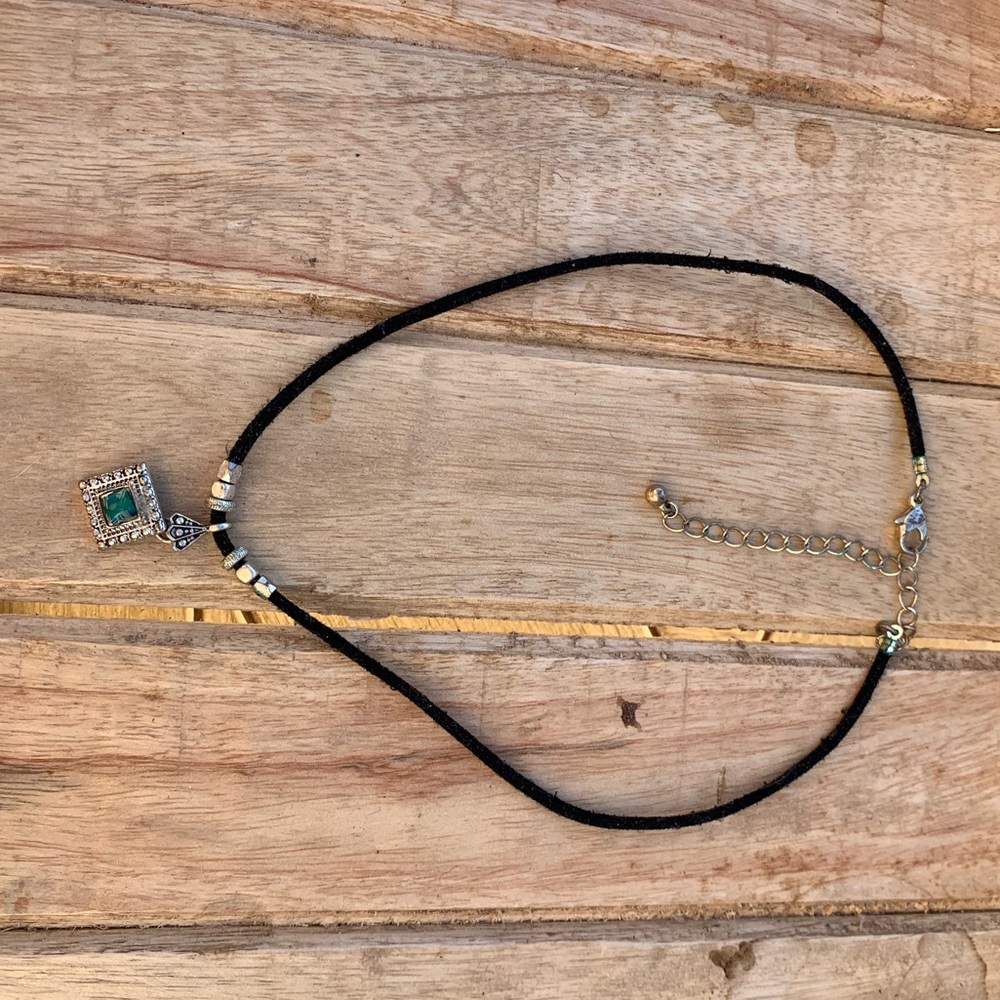 Blue Diamond Choker